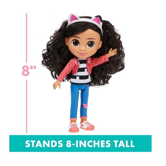 Gabby's Dollhouse, 8-inch Gabby Girl Doll, Kids Toys for Ages 3+ - Picture 8 of 9
